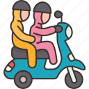 motorbike, motorcycle, ride, vehicle, transportation