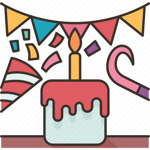 Party, birthday, celebration, anniversary, joyful icon - Download on Iconfinder