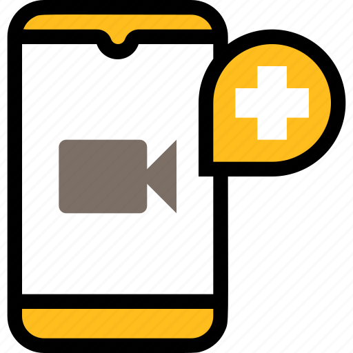 Online healthcare, medical, hospital, videocall, online consultation, mobile, online medical icon - Download on Iconfinder