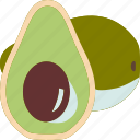 avocado, seed, ripe, salad, food