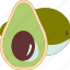avocado, seed, ripe, salad, food 