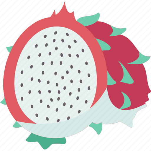 Dragonfruit, pitaya, cactus, fiber, salad icon - Download on Iconfinder