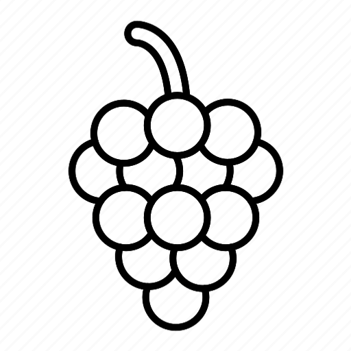Grapes, organic, vineyard, wine, eating, juice. icon - Download on Iconfinder