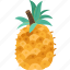pineapple, fruit, fresh, juicy, tropical 