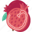 pomegranate, ripe, dieting, fresh, antioxidant 