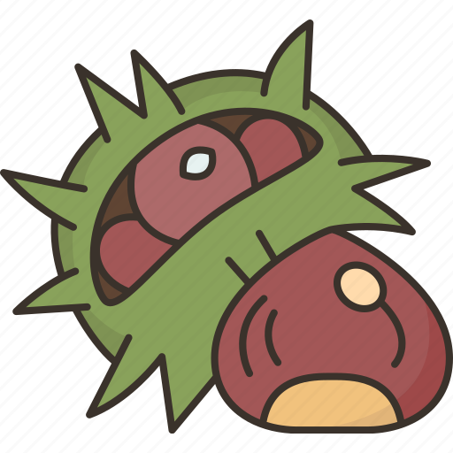 Chestnuts, edible, fruit, shell, snack icon - Download on Iconfinder
