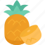 pineapple, fruit, fresh, juicy, tropical 