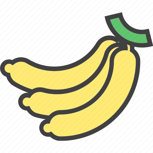 Asset, banana, yellow, fruit, juice, healthy, vitamin icon - Download on Iconfinder