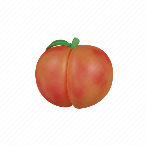 Peach, fruit, vegetable, apricot, plum, food, pie icon - Download on Iconfinder
