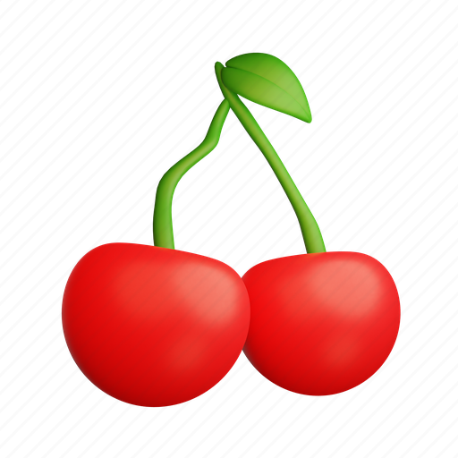 Cherry, fruit, ingredients, cooking, food, kitchen, healthy 3D illustration - Download on Iconfinder