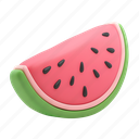 watermelon, fruit, food, sweet