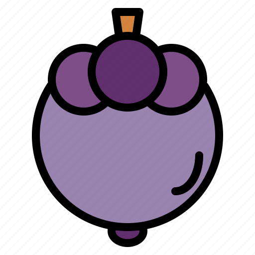 Fruit, mangosteen, food, sweet icon - Download on Iconfinder