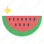 fruit, watermelon, food, sweet 