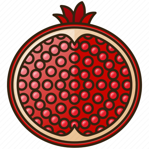 Diet, food, fruit, healthy, pomegranate icon - Download on Iconfinder