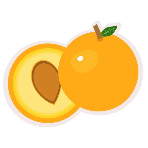 Food, fresh, fruit, healthy, meal, orange, peach icon - Free download