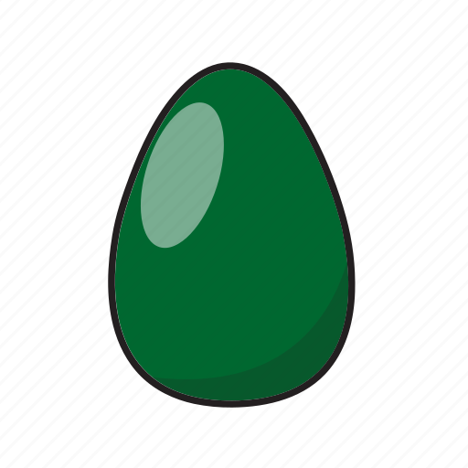 Art, avocado, color, food, fruit, green icon - Download on Iconfinder