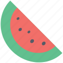 fruit, piece of watermelon, watermelon, watermelon slice