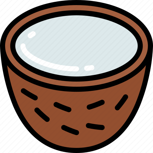 Coconut, eating, food, fruit, health icon - Download on Iconfinder