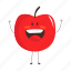 fruit, character, cherry, smile, vegetable charater, funny, face, mascot, fruit character 