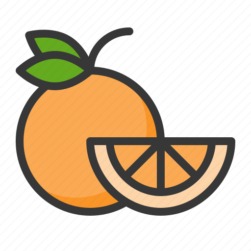 Fruits, orange, slice, food, fruit, healthy, orange slice icon - Download on Iconfinder