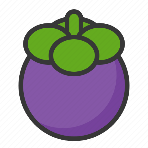 Fruits, mangosteen, purple mangosteen, food, fruit icon - Download on Iconfinder