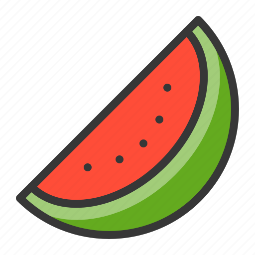 Fruits, half watermelon, watermelon, food, fruit, healthy icon - Download on Iconfinder