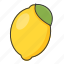 lemon, fruit, healthy, food 