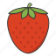 strawberry, fruit, healthy, food 