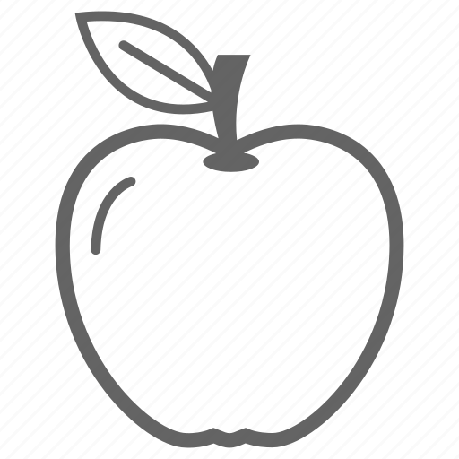 Apple, fruit, healthy, market, vegetarian, vitamin icon - Download on Iconfinder