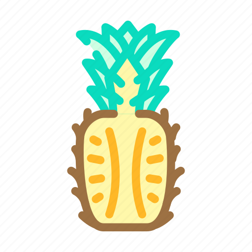 Whole, cut, pineapple, fruit, slice, food icon - Download on Iconfinder