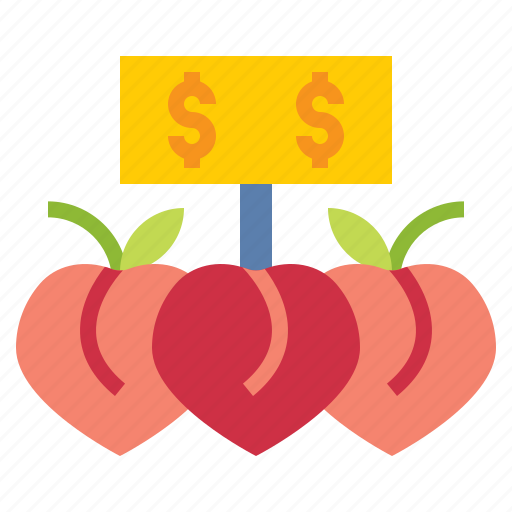 Peach, fruit, shop, market, fresh icon - Download on Iconfinder