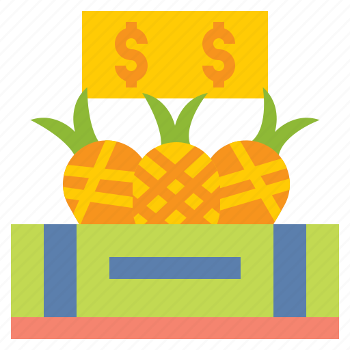 Pineapple, fruit, shop, market, fresh icon - Download on Iconfinder