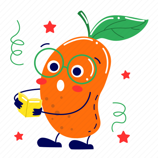 Mango, fruit, vegetarian, food, fresh, farming, organic sticker - Download on Iconfinder