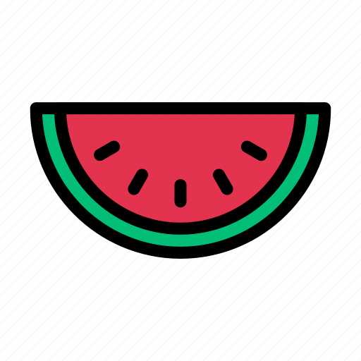 Food, fruit, organic, slice, watermelon icon - Download on Iconfinder