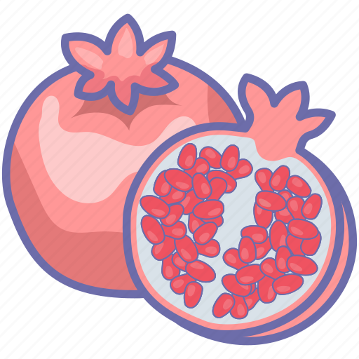 Food, fruit, fruits, granate, pomegranate icon - Download on Iconfinder