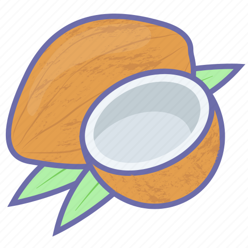 Coconut, food, fruit, nut, palm icon - Download on Iconfinder