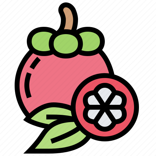 Exotic, fruit, garcinia, mangosteen, tropical icon - Download on Iconfinder