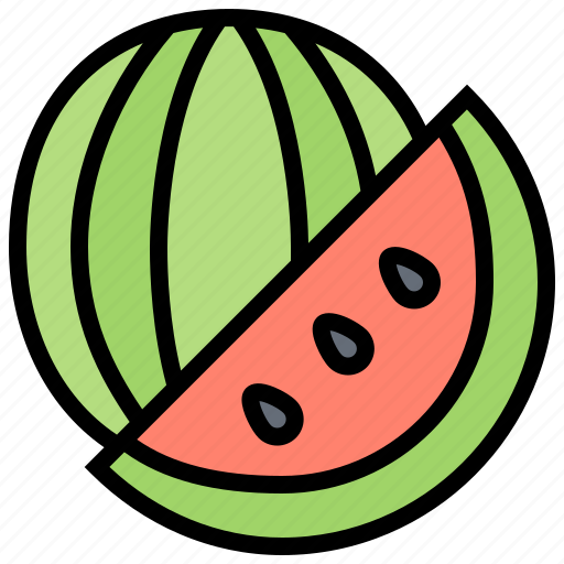 Diet, fresh, juicy, summer, watermelon icon - Download on Iconfinder