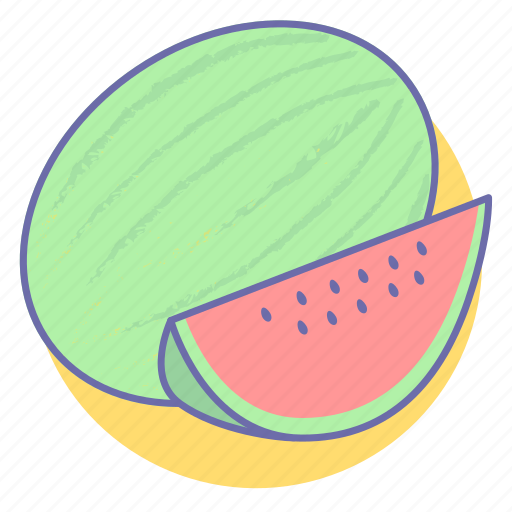 Food, fruit, fruits, watermelon, watermelon slice icon - Download on Iconfinder