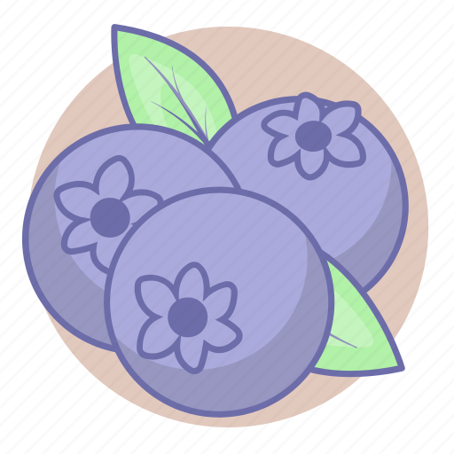 Blueberries, blueberry, food, fruits icon - Download on Iconfinder