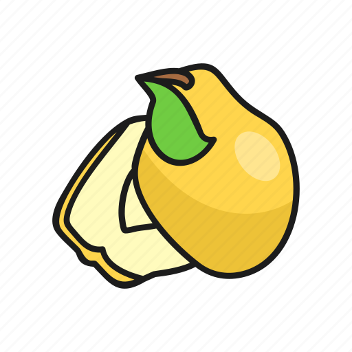 Food, fruit, organic, quince icon - Download on Iconfinder