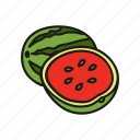 food, fresh, fruits, healthy, organic, watermelon