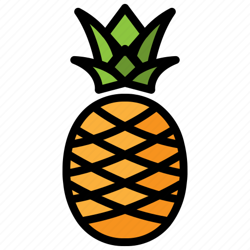 Pineapple, fruit, food, vegetable, healthy, sweet icon - Download on Iconfinder