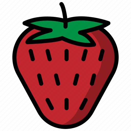Strawberry, fruit, healthy, fresh, health, healthcare, red icon - Download on Iconfinder