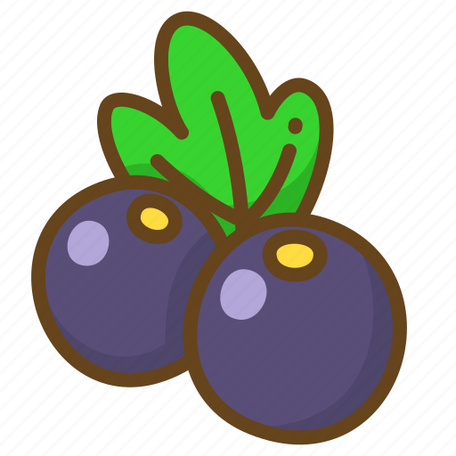Blackurrant, fruit, food, healthy, eat, sweet, berry icon - Download on Iconfinder