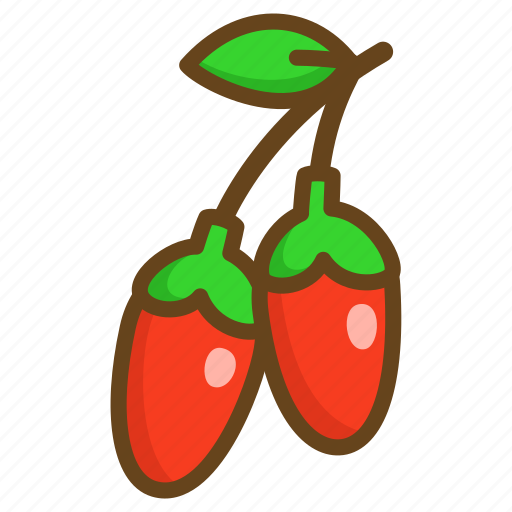 Goji, berry, fruit, food, eat, sweet, healthy icon - Download on Iconfinder