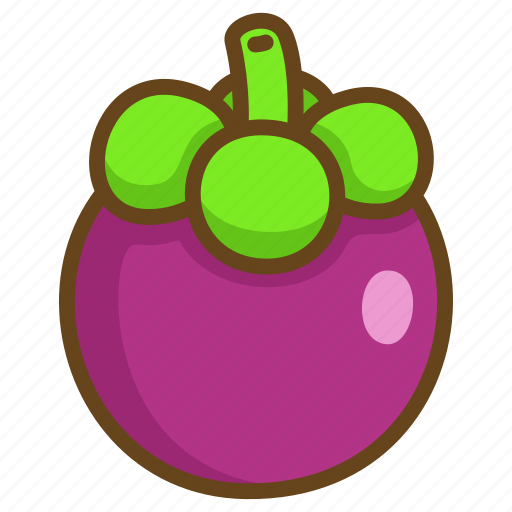 Mangosteen, vitamin, food, fruit, eat, sweet, healthy icon - Download on Iconfinder