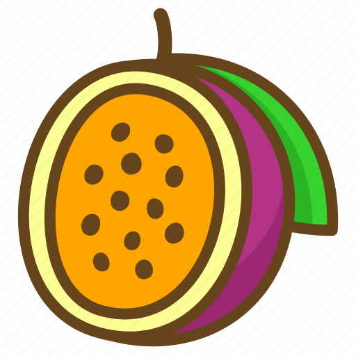 Passion, fruit, tropical, food, fresh, healthy, drink icon - Download on Iconfinder