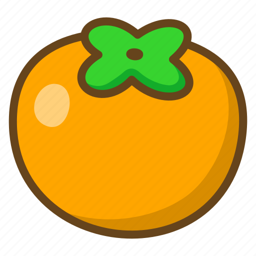 Persimmon, food, fruit, healthy, eat, sweet, fresh icon - Download on Iconfinder