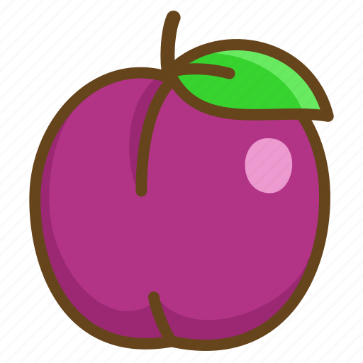 Plum, fresh, food, fruit, eat, sweet, healthy icon - Download on Iconfinder